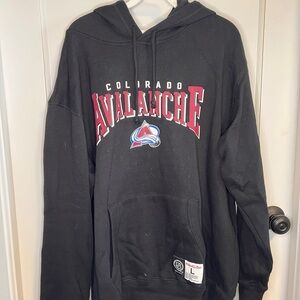 Colorado Avalanche Black Pullover Hoodie - NHL Team Apparel